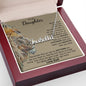 Necklace Gift, Daughter Gifts From Lion Dad, Father Daughter Necklace, To My Daughter Lion Dad And Daughter Necklace Custom Name Message Card and Gift Box Styles on Birthday, Christmas, Valentine CUSTOM NAME