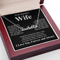 Gifts For Wife Birthday Gifts From Husband Necklace Valentines Days, Necklace for Future Soulmate, Anniversary Necklace Jewelry for Wife Necklace Gifts from Husband - Soulmate Gift Necklace with Message Card and Gift Box CUSTOM NAME