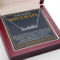 To My Beautiful Soulmate Name Necklace, Necklace Gift for Wife, Necklaces for Women, Necklace for Wife From Husband, Jewelry Gifts for Women, Birthday Gifts for Her, Wedding Anniversary Birthday Gifts for Wife CUSTOM NAME
