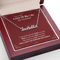 To My Soulmate Necklace, Necklaces For Wife from Husband, Soulmate Necklace to My Future Wife, Necklace For Soulmate with Message Card and Necklace Gift Box Gift Box Styles on Birthday, Christmas, Wedding, Anniversary CUSTOM NAME