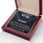 Gifts For Wife Birthday Gifts From Husband Necklace Valentines Day, Necklace for Future Soulmate, Wedding Valentine Jewelry for Wife Necklace Gifts from Husband - Soulmate Gift Necklace with Message Card and Gift Box CUSTOM NAME