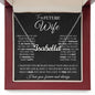 Couples Gifts, To My Beautiful Wife, Necklace From Husband, Valentine For Wife From Husband, Wife Wedding From Husband, To My Wife, Necklace Custom Name Message Card and Gift Box Styles on Birthday, Christmas, Wedding, Anniversary CUSTOM NAME