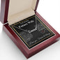 Future Wife Necklace My Last Everything, Promise Necklace For Her, Fiance Gifts For Her, Wedding Valentine Gifts For Future Wife With Message Card Box LED, Soulmate Necklace For Women, To My Wife Necklace CUSTOM NAME