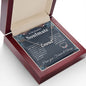 Beautiful Soulmate Necklace My Last Everything, Promise Necklace For Her, Fiance Gift For Her, Wedding Gifts For Future Wife With Message Card Box LED, Soulmate Necklace For Women, To My Wife Necklace CUSTOM NAME