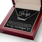 Valentine To My Soulmate Necklace Gifts for Wife from Husband, Wife Anniversary Gifts, Gift for Soulmate Necklace Message Card and Necklace Gift Box Gift Box Styles on Birthday, Wedding, Anniversary, Valentine CUSTOM NAME