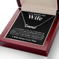 Gifts For Wife Birthday Gifts From Husband Necklace Valentines Day, Necklace for Future Soulmate, Valentine Anniversary Jewelry for Wife Necklace Gifts from Husband - Soulmate Gift Necklace with Message Card and Gift Box CUSTOM NAME
