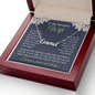 Wife Necklace Gift for Her, Soulmate Jewelry, Necklace for Future Soulmate, Valentine Anniversary Jewelry for Wife Necklace Gifts from Husband - Soulmate Gift Necklace with Message Card and Gift Box CUSTOM NAME