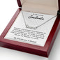 To My Lovely Soulmate Necklace Gift From Husband To My Badass Wife Pendant Anniversary Jewelry with Message Card and Gift Box. Gift for Wife. Necklace Gift Set for Wife Necklace Gifts Box Gift Box Styles CUSTOM NAME