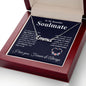 To My Future Wife Necklace My Last Everything, Promise Necklace For Her, Fiance Gifts For Her, Birthday Gifts For Future Wife With Message Card Box LED, Soulmate Necklace For Women, To My Wife Necklace CUSTOM NAME