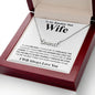 Gifts For Wife Birthday Gifts From Husband Necklace Valentines Day, Necklace for Future Soulmate, Wedding Anniversary Jewelry for Wife Necklace Gifts from Husband - Soulmate Gift Necklace with Message Card and Gift Box CUSTOM NAME