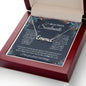 to My Beautiful Soulmate Necklace Future Wife Gifts, Promise Necklace For Her, Fiance Gifts For Her, Anniversary Birthday Gifts For Future Wife With Message Card Box LED, Soulmate Necklace For Women, To My Wife Necklace CUSTOM NAME