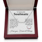 Beautiful Soulmate Necklace My Last Everything, Promise Necklace For Her, Fiance Gifts For Her, Valentine Gifts For Future Wife With Message Card Box LED, Soulmate Necklace For Women, To My Wife Necklace copy CUSTOM NAME