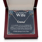 Gifts For Wife Birthday Gifts From Husband Necklace Valentines Day, Necklace for Future Soulmate, Wedding Birthday Jewelry for Wife Necklace Gifts from Husband - Soulmate Gift Necklace with Message Card and Gift Box CUSTOM NAME