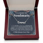 Gifts For Soulmate Birthday Gifts From Husband Necklace Valentines Day, Necklace for Future Soulmate, Wedding Birthday Jewelry for Wife Necklace Gifts from Husband - Soulmate Gift Necklace with Message Card and Gift Box CUSTOM NAME