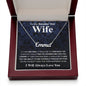 Gifts For Wife Birthday Gifts From Husband Necklace Valentines Day, Necklace for Future Soulmate, Wedding Valentine Jewelry for Wife Necklace Gifts from Husband - Soulmate Gift Necklace with Message Card and Gift Box CUSTOM NAME