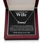 Gifts For Wife Birthday Gifts From Husband Necklace Valentines Day, Necklace for Future Soulmate, Valentine Anniversary Jewelry for Wife Necklace Gifts from Husband - Soulmate Gift Necklace with Message Card and Gift Box CUSTOM NAME