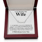 Gifts For Wife Birthday Gifts From Husband Necklace Valentines Day, Necklace for Future Soulmate, Wedding Anniversary Jewelry for Wife Necklace Gifts from Husband - Soulmate Gift Necklace with Message Card and Gift Box CUSTOM NAME