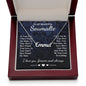 To My Beautiful Soulmate Necklace Gift, Soulmate for Wife Birthday Gifts from Husband, Wedding for Women, Soulmate Gifts, Message Card and Necklace Gifts Box Gift Box Styles on Birthday, Wedding, Anniversary, Valentine CUSTOM NAME