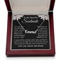 Soulmate Necklace Gift for Her, Soulmate Jewelry, Necklace for Future Wife, Wedding Valentine Jewelry for Wife Necklace Gifts from Husband - Soulmate Gift Necklace with Message Card and Gift Box CUSTOM NAME