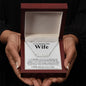 Gifts For Wife Birthday Gifts From Husband Necklace Valentines Day, Necklace for Future Soulmate, Wedding Anniversary Jewelry for Wife Necklace Gifts from Husband - Soulmate Gift Necklace with Message Card and Gift Box CUSTOM NAME