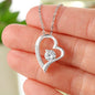 Personalized Charm From Husband To My Wife First Kiss - First Love Necklace Heart Gifts Message Card Husband Love You - On Birthday, Christmas, Valentine Luxury Necklace Silver Gold - Gold
