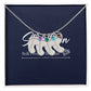 BABY FEET NECKLACE