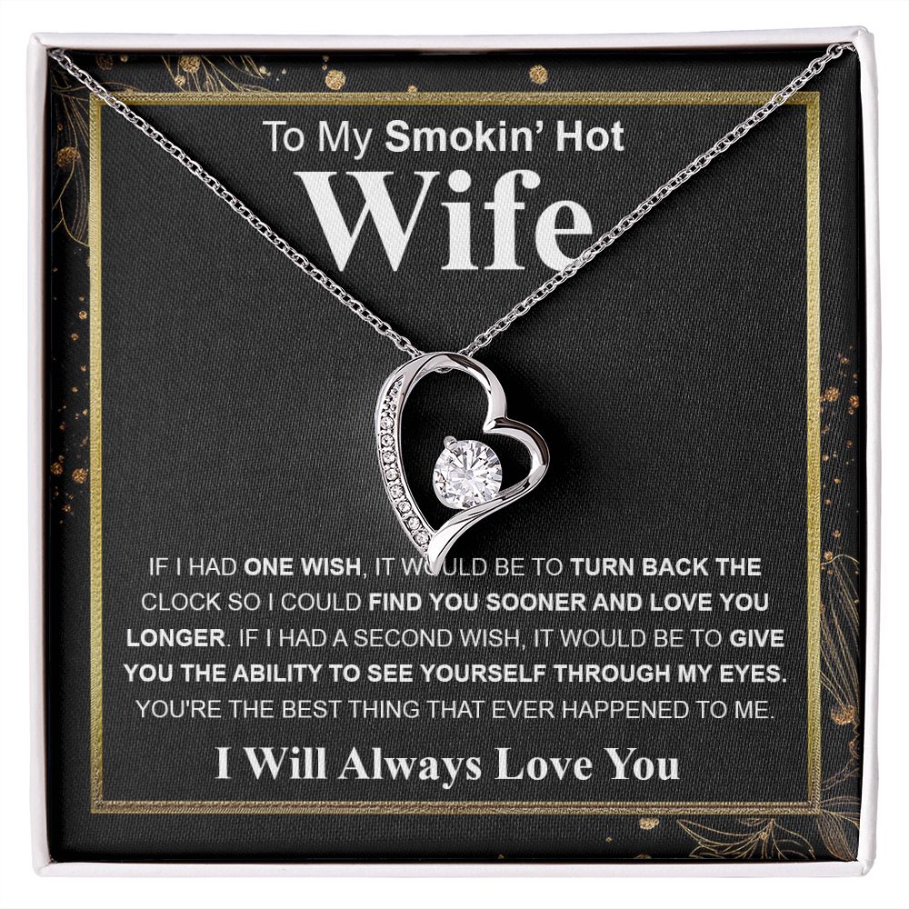 Gifts For Wife Birthday Gifts From Husband Necklace Valentines Day, Necklace for Future Soulmate, Valentine Necklace Jewelry for Wife Necklace Gifts from Husband - Soulmate Gift Necklace with Message Card and Gift Box Forever Love