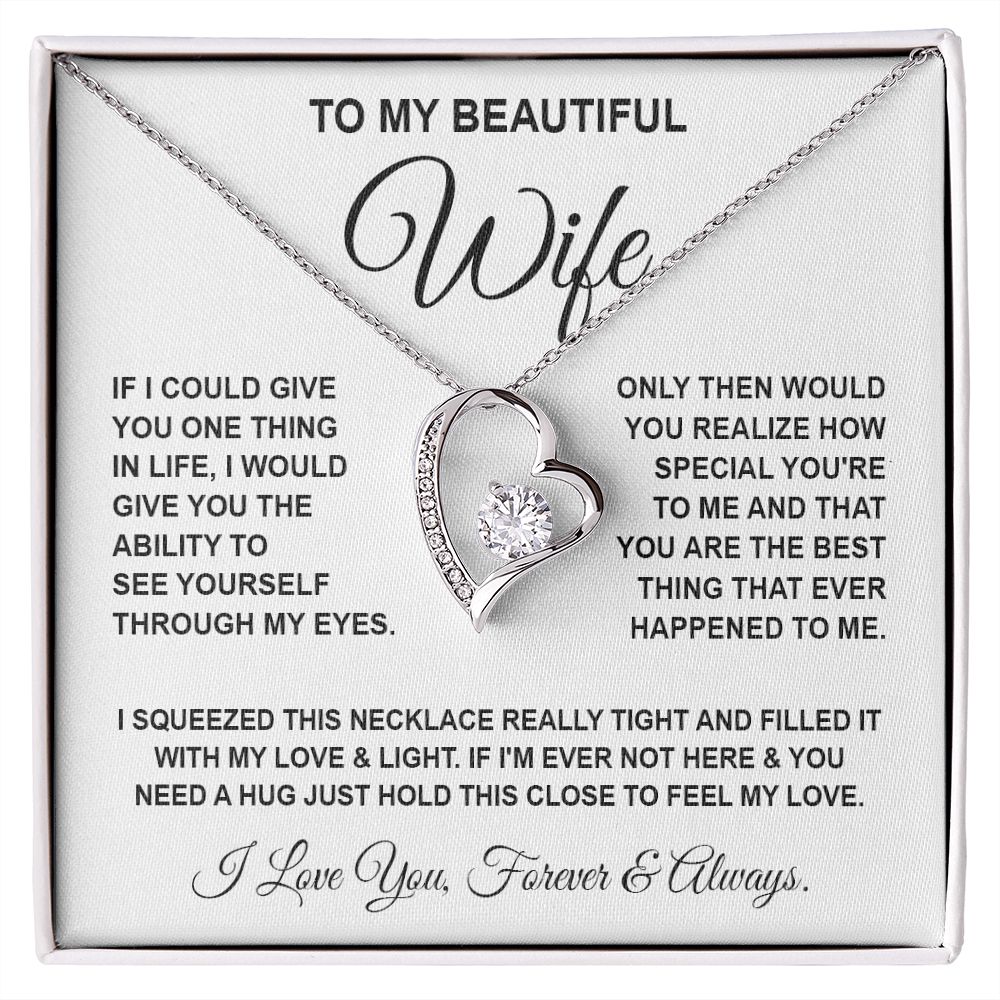 Soulmate Necklace Gifts From Husband, For Soulmate From Husband, Wife Gifts From Husband, Necklaces For Soulmate From Husband To My Wife Necklace Message Card and Necklace Gift Box Gift Box Styles on Birthday, Wedding, Anniversary, Valentine Forever Love