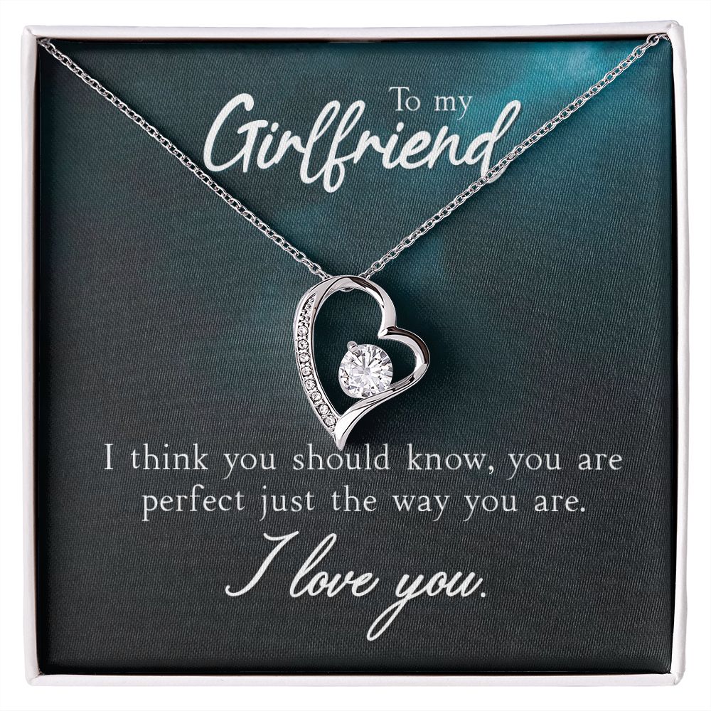To My True Girlfriend Necklace, Brother to Sister, Birthday For Sister from Brother, I Love You, Love Knot Meaningful Necklace Message Card and Gift Box Styles on Birthday, Christmas, Anniversary Forever Love