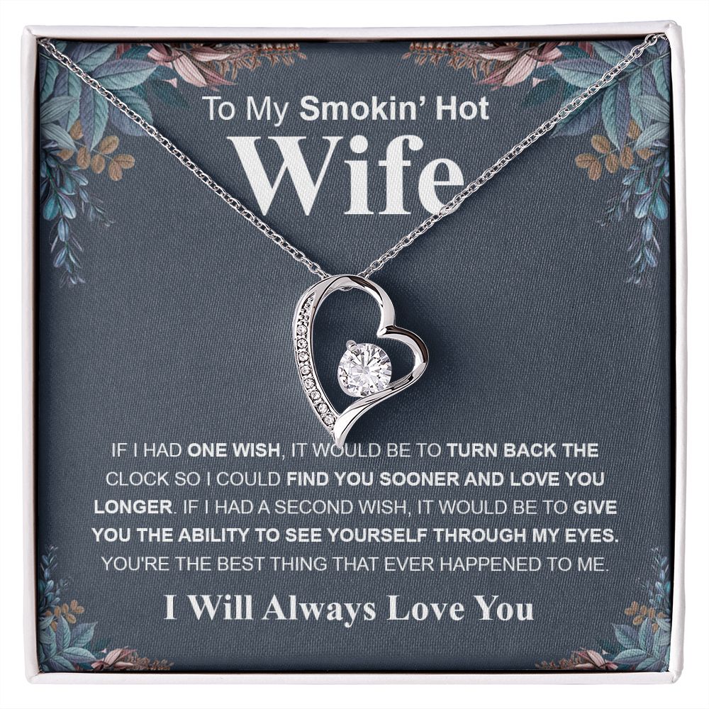Gifts For Wife Birthday Gifts From Husband Necklace Valentines Day, Necklace for Future Soulmate, Wedding Birthday Jewelry for Wife Necklace Gifts from Husband - Soulmate Gift Necklace with Message Card and Gift Box Forever Love