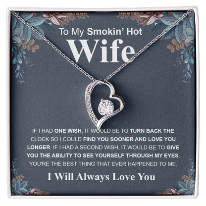 Gifts For Wife Birthday Gifts From Husband Necklace Valentines Day, Necklace for Future Soulmate, Wedding Birthday Jewelry for Wife Necklace Gifts from Husband - Soulmate Gift Necklace with Message Card and Gift Box Forever Love