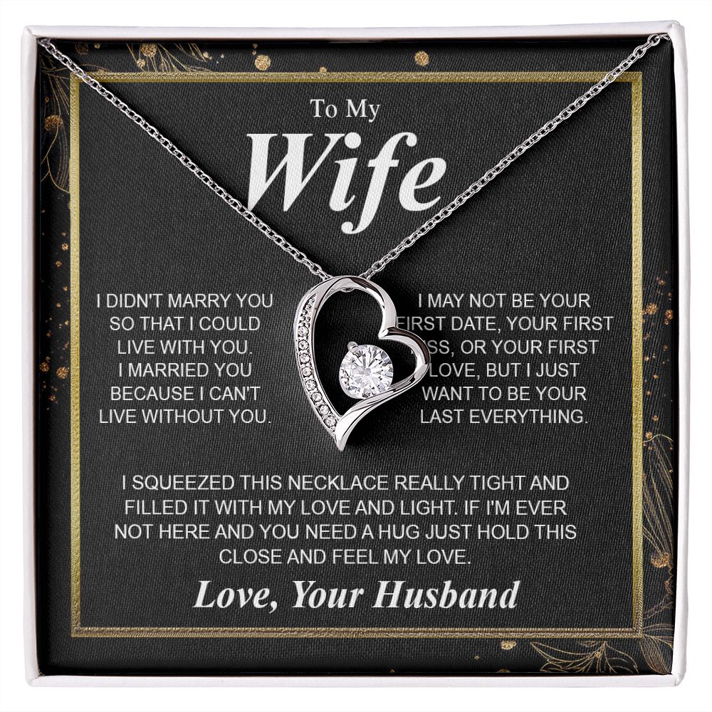 Valentine Gifts To My Soulmate Necklace Gifts for Wife from Husband, Soulmate Valentine Gifts, Gift for Soulmate Necklace Message Card and Necklace Gift Box Gift Box Styles on Birthday, Wedding, Anniversary, Valentine Forever Love