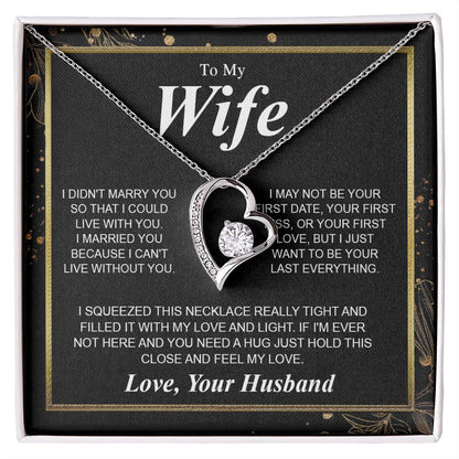 Valentine Gifts To My Soulmate Necklace Gifts for Wife from Husband, Soulmate Valentine Gifts, Gift for Soulmate Necklace Message Card and Necklace Gift Box Gift Box Styles on Birthday, Wedding, Anniversary, Valentine Forever Love