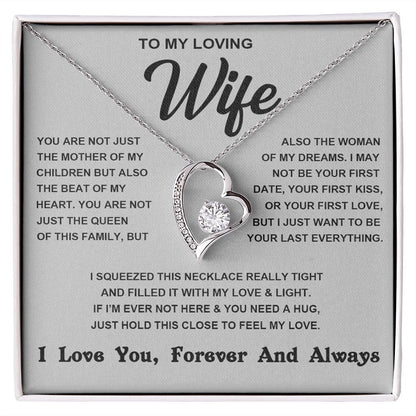 Soulmate Necklace For Women, To My Wife, Soulmate Gifts For Her, Future Wife Necklace, Necklaces For Girlfriend, To My Wife Necklace, Wife Necklace From Husband Necklace Message Card and Gift Box Styles on Birthday, Christmas, Valentine Forever Love