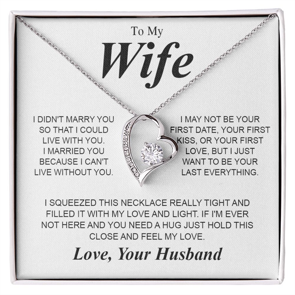 To My Beautiful Soulmate Necklace Gifts for Wife from Husband, Soulmate Valentine Gifts, Gift for Soulmate Necklace Message Card and Necklace Gift Box Gift Box Styles on Birthday, Wedding, Anniversary, Valentine Forever Love