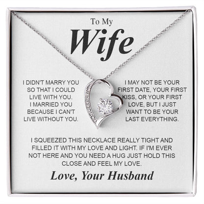 To My Beautiful Soulmate Necklace Gifts for Wife from Husband, Soulmate Valentine Gifts, Gift for Soulmate Necklace Message Card and Necklace Gift Box Gift Box Styles on Birthday, Wedding, Anniversary, Valentine Forever Love