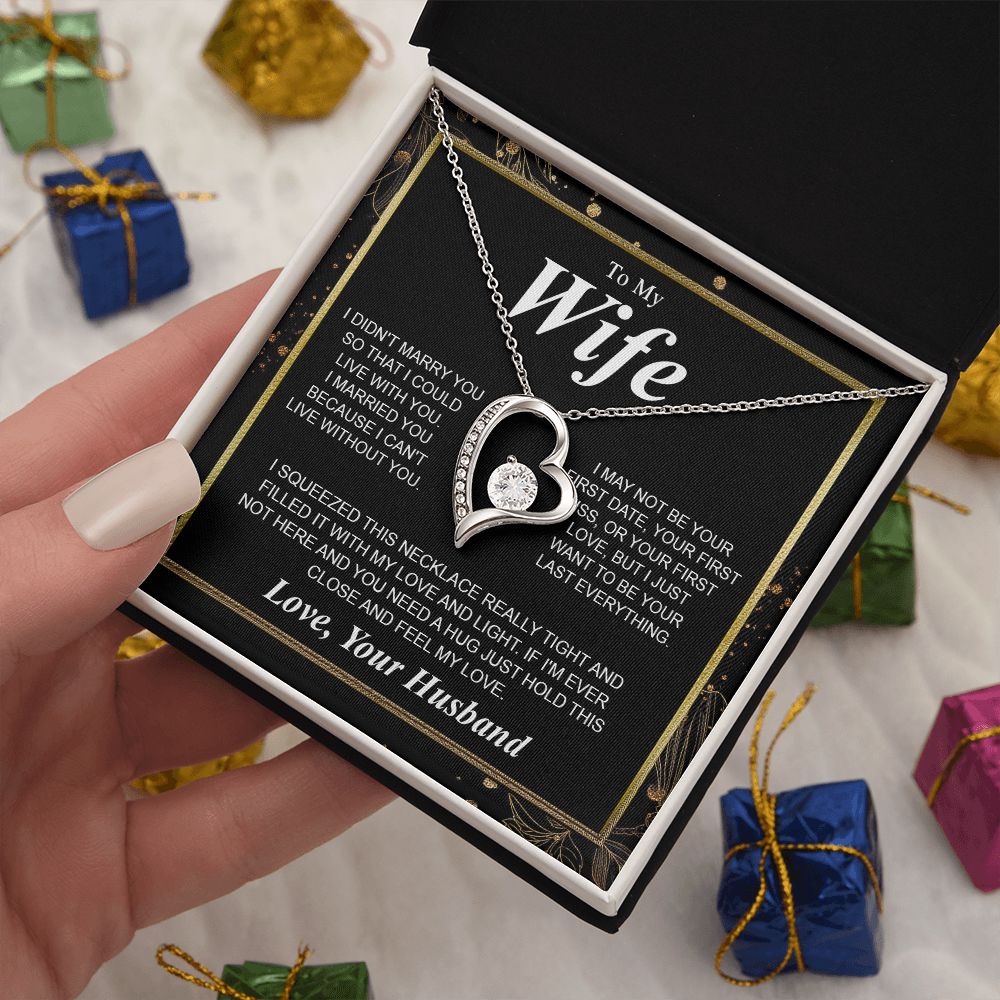 Valentine Gifts To My Soulmate Necklace Gifts for Wife from Husband, Soulmate Valentine Gifts, Gift for Soulmate Necklace Message Card and Necklace Gift Box Gift Box Styles on Birthday, Wedding, Anniversary, Valentine Forever Love