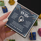 Wife Necklace Gift From Husband To My Badass Wife Valentines Days Anniversary Jewelry with Message Card and Gift Box. Gift for Wife. Necklace Gift Set for Wife Message Card and Necklace Gifts Box Gift Box Styles Forever Love