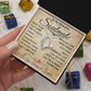 My Beautiful Soulmate Necklace Future Wife Gifts, Promise Necklace For Her, Fiance Gifts For Her, Valentine Gifts For Soulmate From Husband With Message Card Box LED, Soulmate Necklace For Women, To My Wife Necklace Forever Love