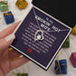 Couples Gifts, Smokin' Hot Wife Necklace Gifts From Husband, Wedding Anniversary Jewelry For Wife From Husband, Wife Birthday From Husband, To My Unbiological Sister Message Card and Gift Box styles On Birthday, Christmas, Anniversary  Forever Love