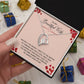 Couples Gifts, To My Beautiful Wife Necklace Gifts From Husband, Wedding Anniversary Jewelry For Wife From Husband, Wife Birthday From Husband, To My Soulmate Message Card and Gift Box styles On Birthday, Christmas, Anniversary  Forever Love