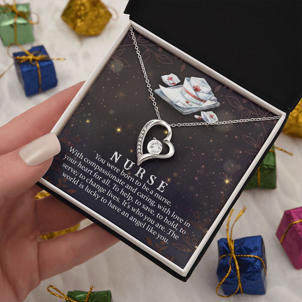 Couples Gifts, Nusre Wife Girlfriend Necklace Gifts From Husband, Wedding Anniversary Jewelry For Wife From Husband, Wife Birthday From Husband, To My Beautiful Wife Girlfriend Message Card and Gift Box styles On Birthday, Christmas, Anniversary  Forever