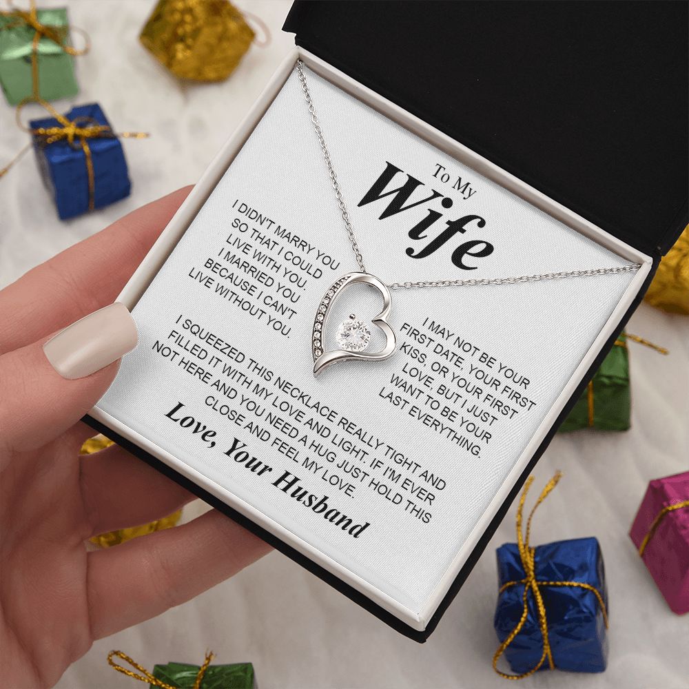 To My Beautiful Soulmate Necklace Gifts for Wife from Husband, Soulmate Valentine Gifts, Gift for Soulmate Necklace Message Card and Necklace Gift Box Gift Box Styles on Birthday, Wedding, Anniversary, Valentine Forever Love