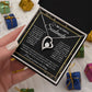 to My Beautiful Soulmate Necklace Future Wife Gifts, Promise Necklace For Her, Fiance Gifts For Her, Valentine Birthday Gifts For Future Wife With Message Card Box LED, Soulmate Necklace For Women, To My Wife Necklace Forever Love