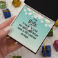 Couples Gifts, Smokin' Wife Necklace Gifts From Husband, Wedding Anniversary Jewelry For Wife From Husband, Wife Birthday From Husband, To My Unbiological Sister Message Card and Gift Box styles On Birthday, Christmas, Anniversary  Forever Love