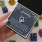 To My Lovely Soulmate Necklace Gift From Husband To My Badass Wife Pendant Birthday Jewelry with Message Card and Gift Box. Gift for Wife. Necklace Gift Set for Wife Necklace Gifts Box Gift Box Styles Forever Love