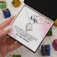 To My Wife Every Passing Second Gift Wife From Husband, Dear Wife, Jewelry For Women, Jewelry For Wife, Love Knot Meaningful Necklace Message Card and Gift Box Styles on Birthday, Christmas, Anniversary Forever Love