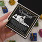 To My Beautiful Soulmate Necklace For Women, Funny Gifts For Girlfriend,Valentine Christmas Presents For Girlfriend, Best Birthday Meaningful Gift Ideas For Wife, Women Romantic Jewelry For Her Wedding Message Card and Gift Box Styles Forever Love
