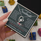 My Beautiful Soulmate Necklace Future Wife Gifts, Promise Necklace For Her, Fiance Gifts For Her, Valentine Gifts For Soulmate With Message Card Box LED, Soulmate Necklace For Women, To My Wife Necklace Forever Love