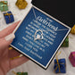 Couples Gifts Soulmate Necklace Gifts From Husband, Wedding Anniversary Jewelry For Wife From Husband, Wife Birthday Gifts From Husband, To My Unbiological Sister Message Card and Gift Box styles On Birthday, Christmas, Anniversary  Forever Love